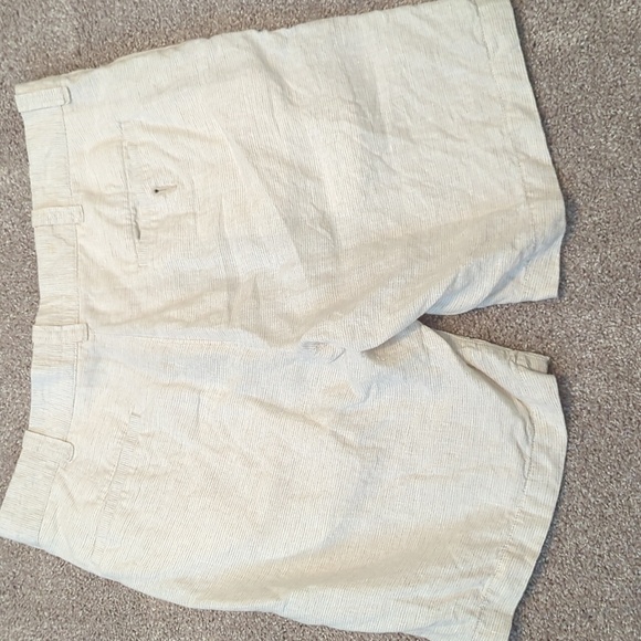 JCrew Men's Linen Striped Shorts - Picture 3 of 3